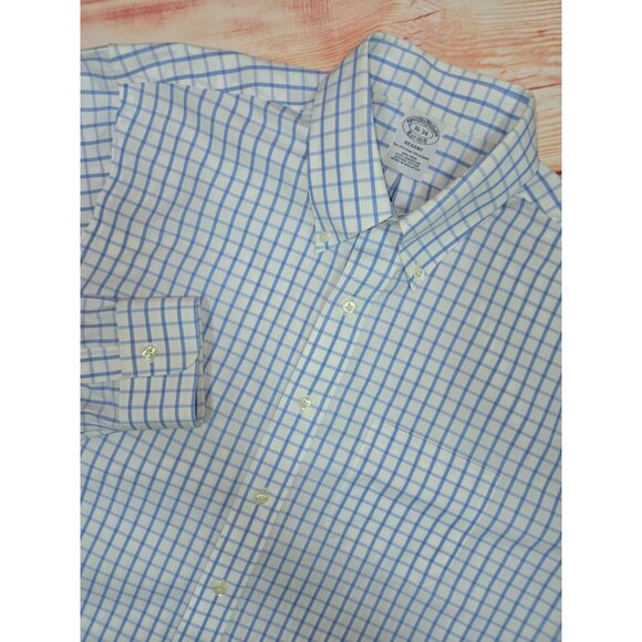 Brooks Brothers Regent Men's Dress Shirt 16-34 Non-Iron Cotton - Picture 4 of 6